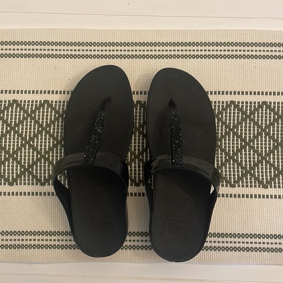 Fitflop wedge glitter t-strap - Picture 3 of 8